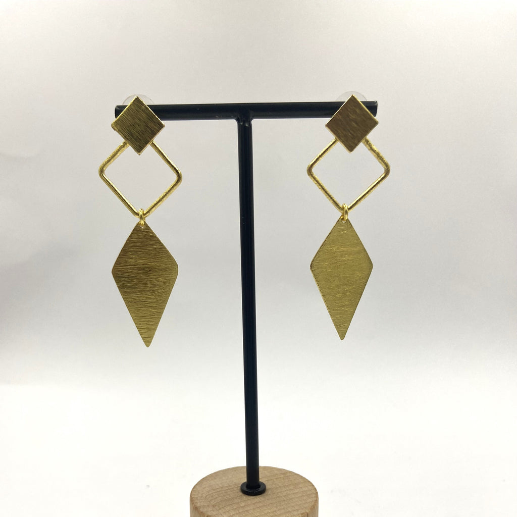 DAIMANA gold plated earrings