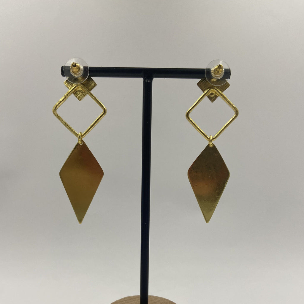 DAIMANA gold plated earrings
