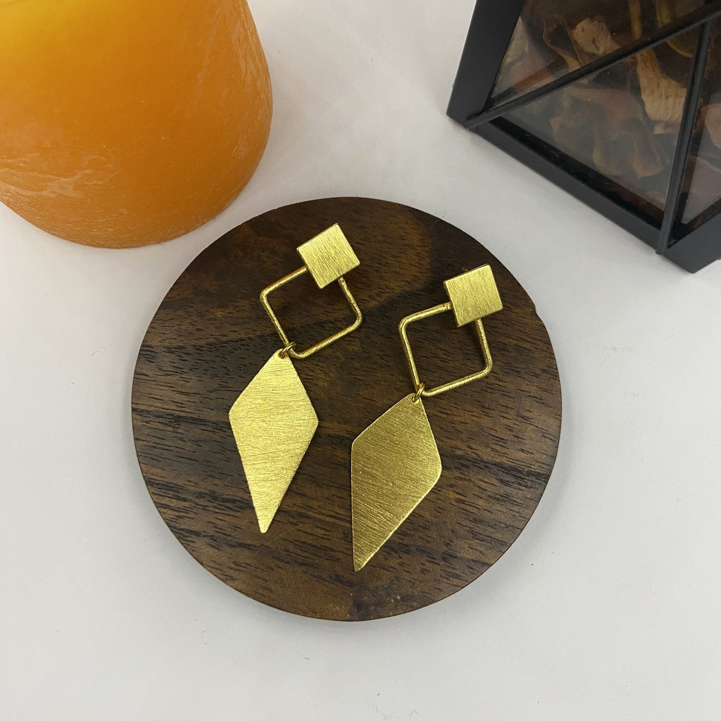 DAIMANA gold plated earrings