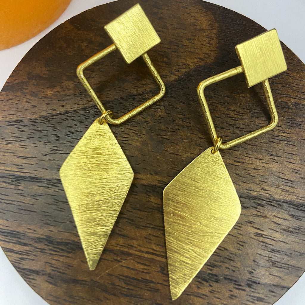 DAIMANA gold plated earrings