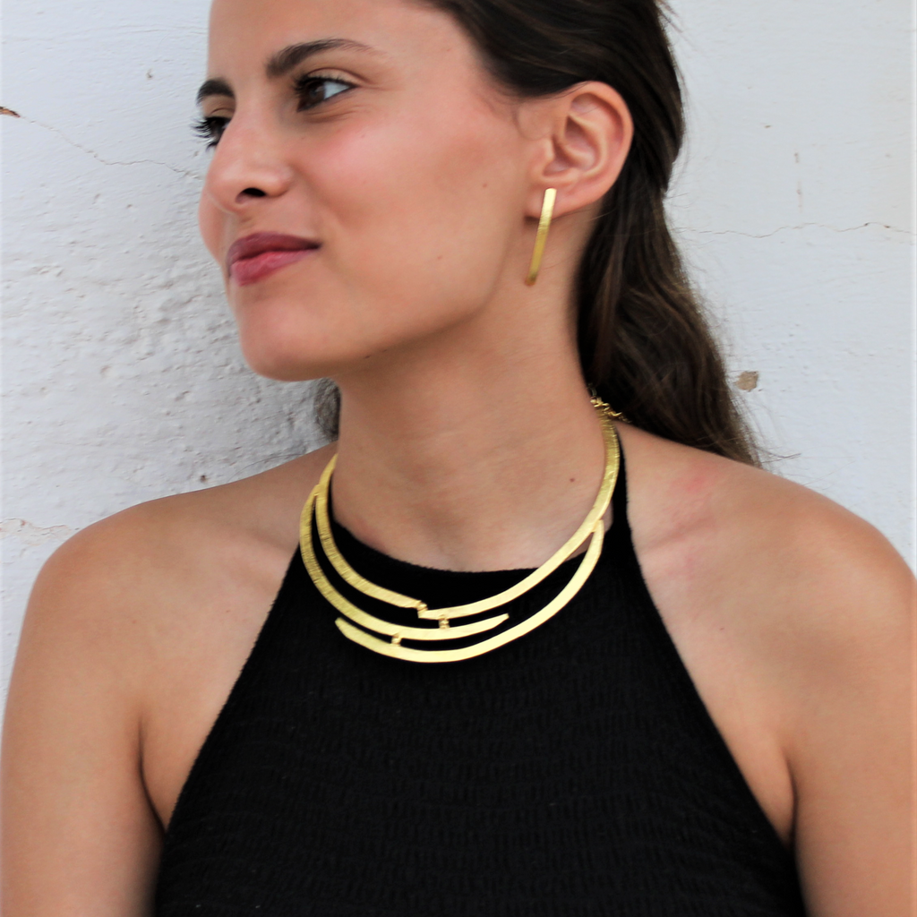 MINOS gold plated choker