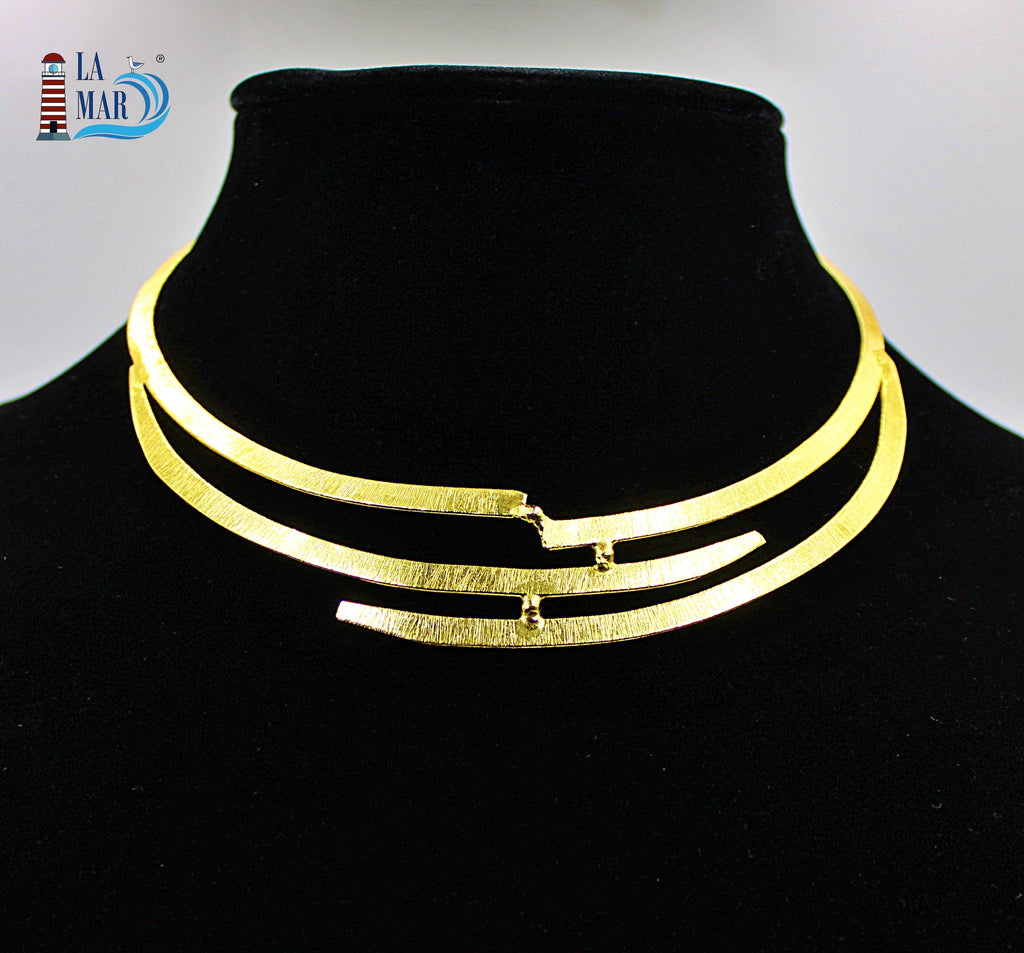 MINOS gold plated choker