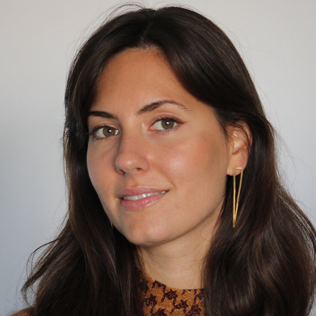 FRECCIA gold plated earrings - Design with character