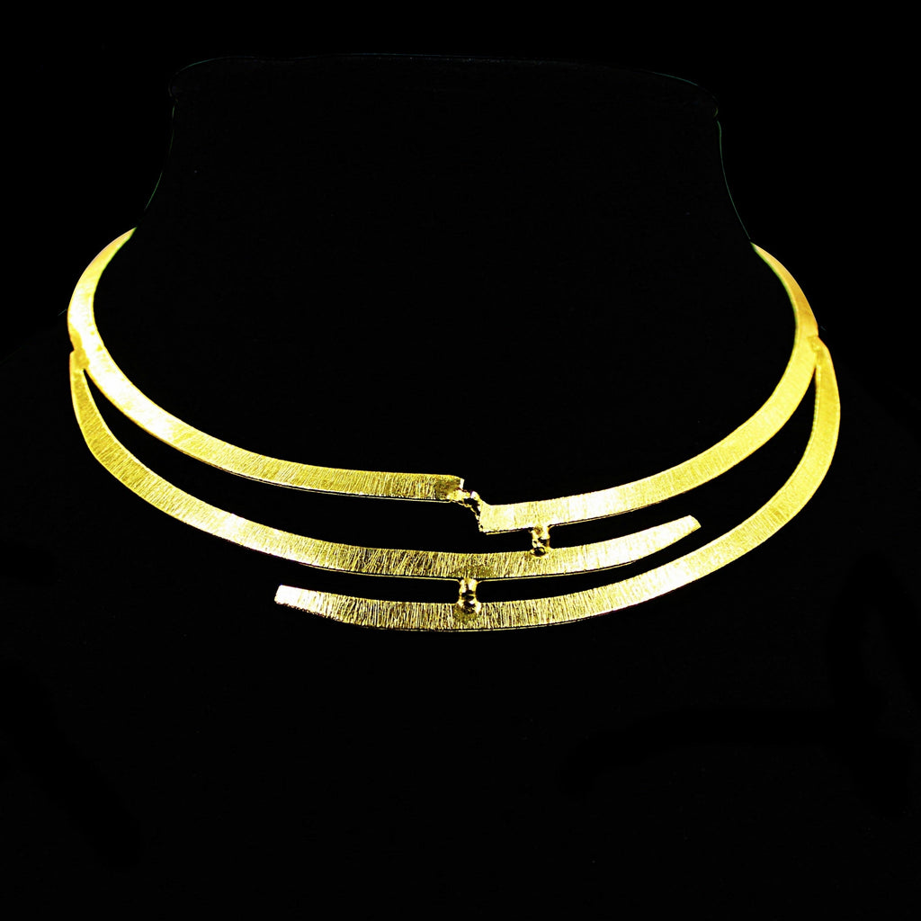 MINOS gold plated choker